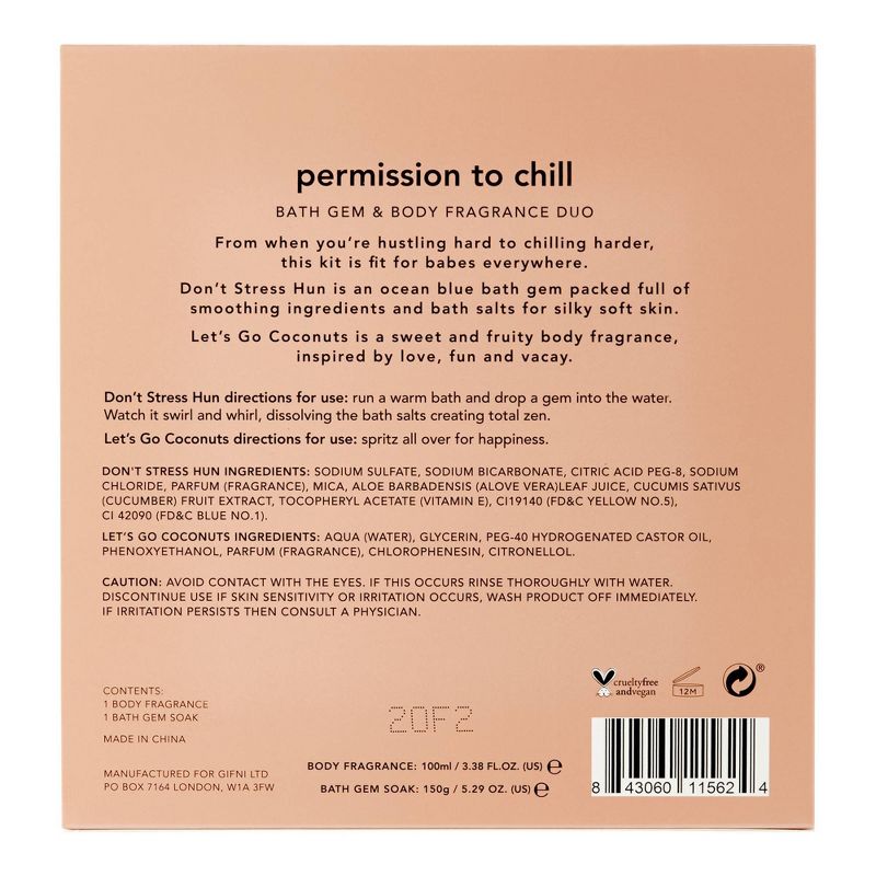  Pampered Nails Bath and Body Gift Set - 10ct