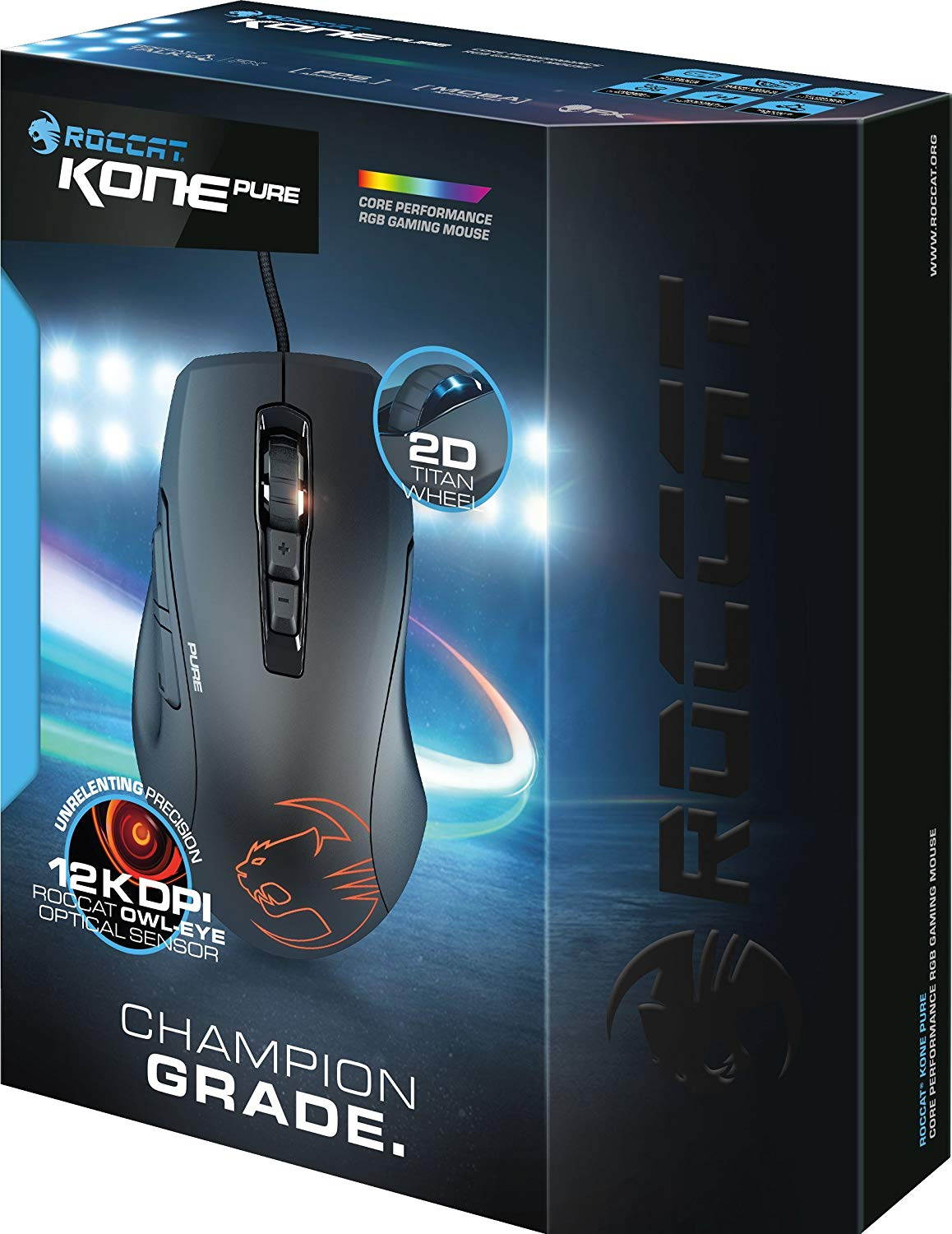 ROCCAT KONE Pure Owl-Eye &ndash; Optical RGB Gaming Mouse