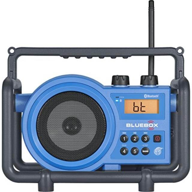 Sangean - BB-100 - Sangean FM / AM / Bluetooth / Aux-in Ultra Rugged Digital Tuning Receiver - 5 x FM, 5 x AM PresetsLCD