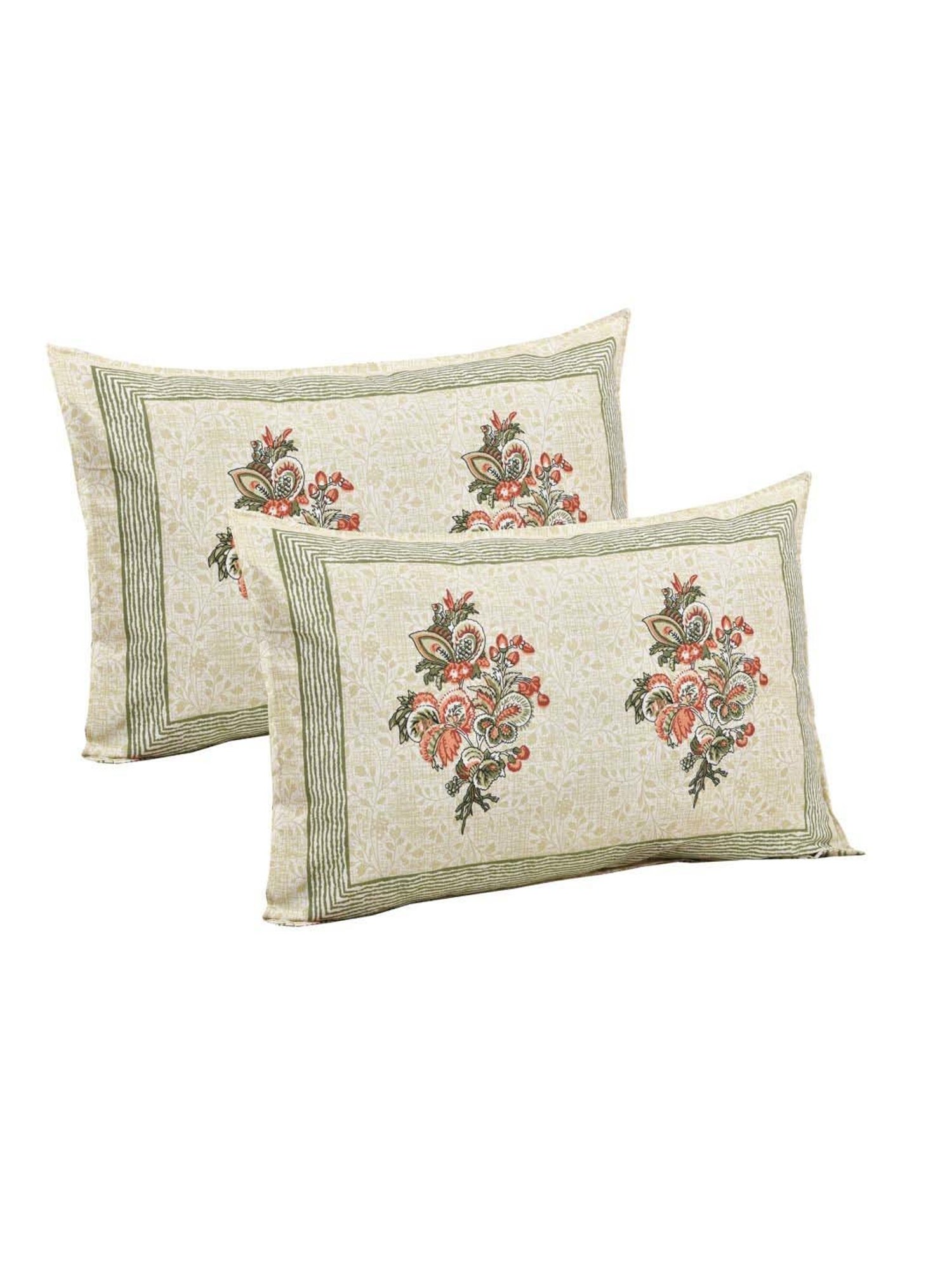 Maspar Purple 100% Cotton 200 TC Bed Sheet Set