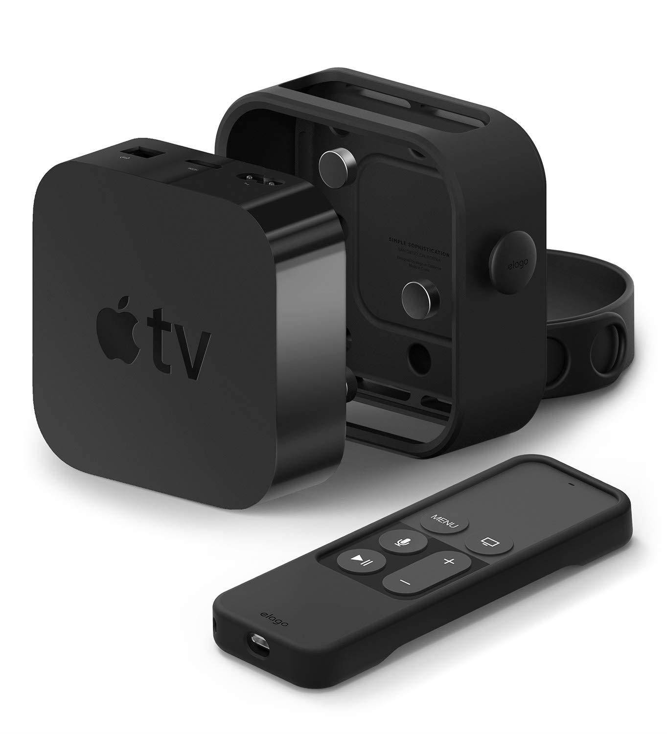 elago Multi Mount + R1 Intelli Case [Plus Package][Compatible with Apple TV 4K / 4th Generation]