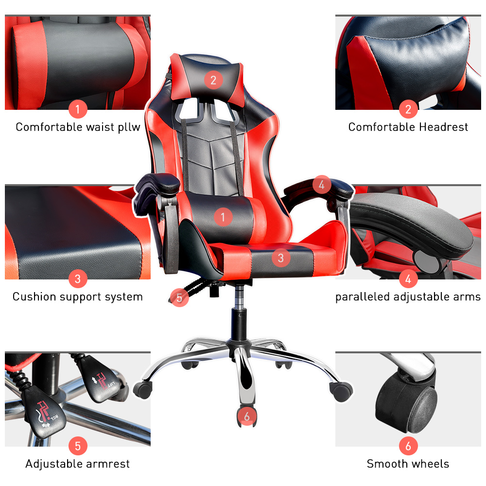 TROPRO Gaming Chair for Adults Gamer Chair PC Computer Video Game Chairs