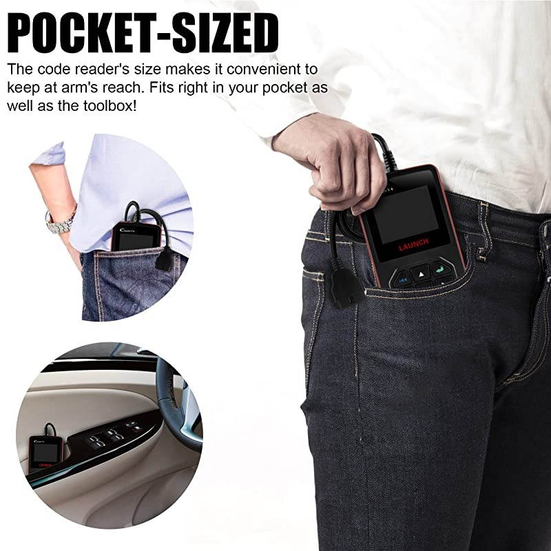 X431 OBD2 Scanner Creader V Plus Car Code Reader Diagnostic OBDII Leak Detection Tool