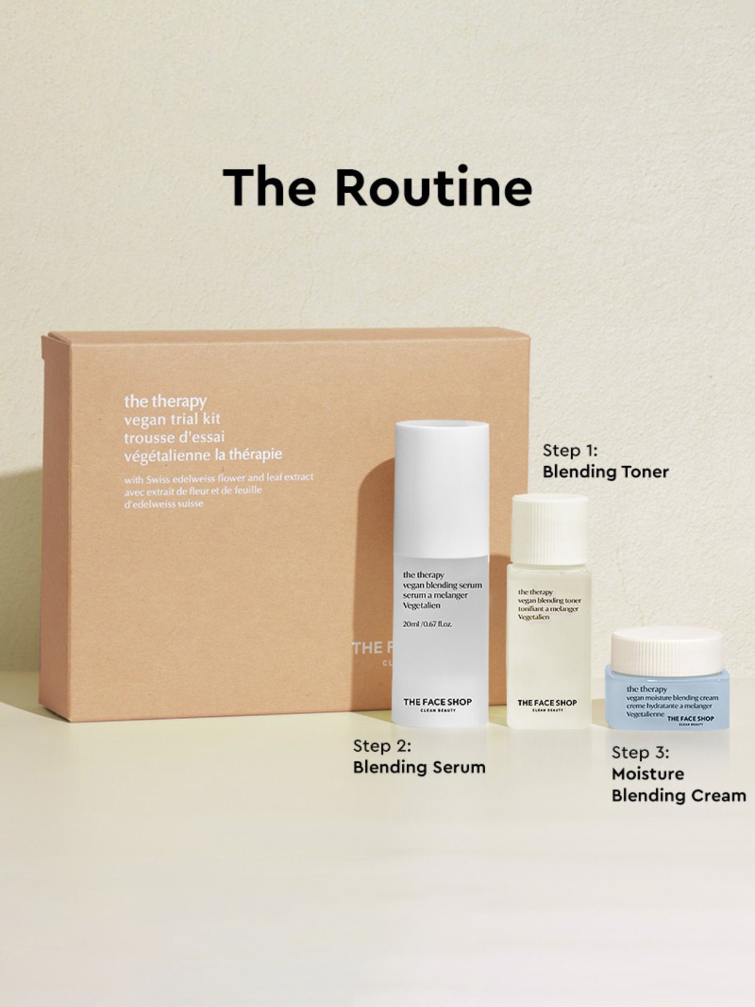 The Face Shop The Therapy Vegan Trial Kit
