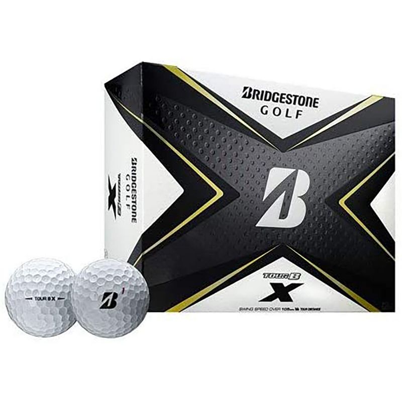 Bridgestone Tour B X Golf Balls with REACTIV Cover Technology, White (2 Dozen)