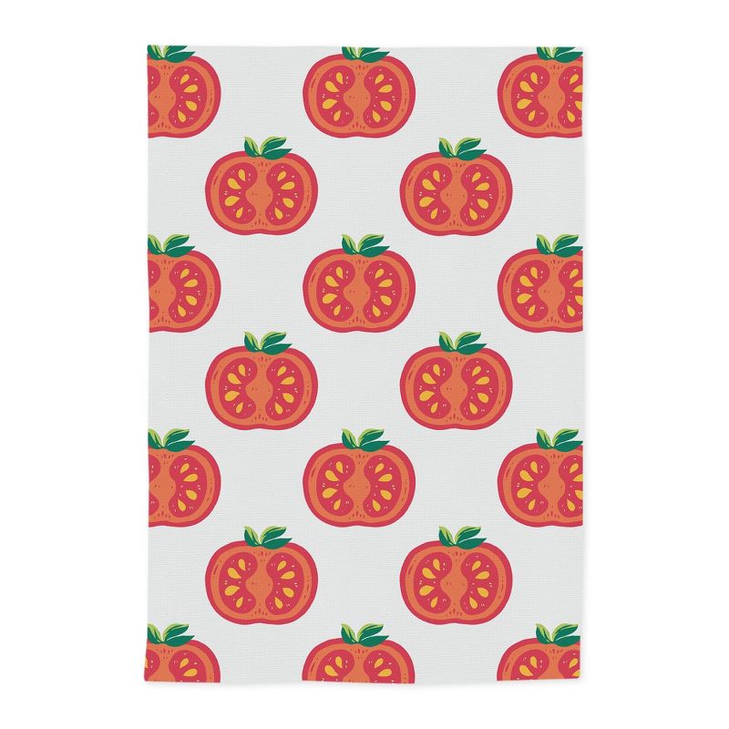 2pk Cotton Designer Tomato Kitchen Towels - MU Kitchen