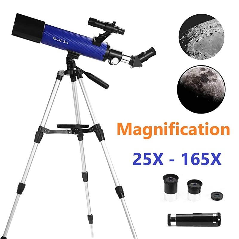 70mm Telescope Focal Length 500mm for Kids Adults Beginners Refractor Telescope with Carrying Bag Phone Adapter and Stable Tripod
