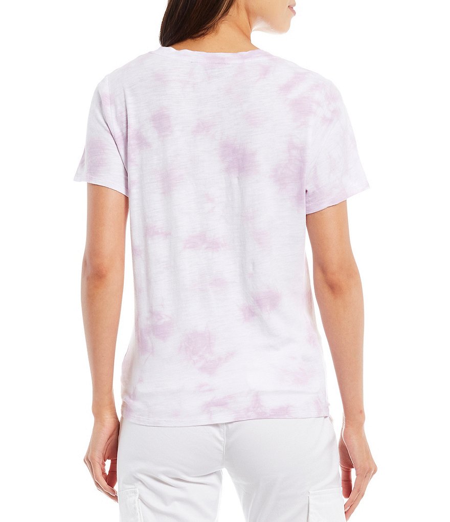 Sanctuary Tie Dye Perfect Knot Crew Neck Short Sleeve Tee