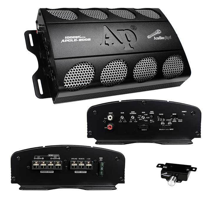 Audiopipe APCLE2002 Amplifier Audiopipe 1000 Watt 2 Channel