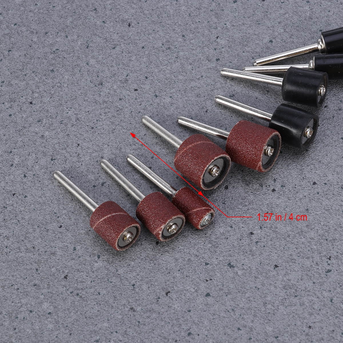 132pcs Sanding Drum Bands Set Bits for Nail Drill Kit Proxxon Foredom Rotary Tools