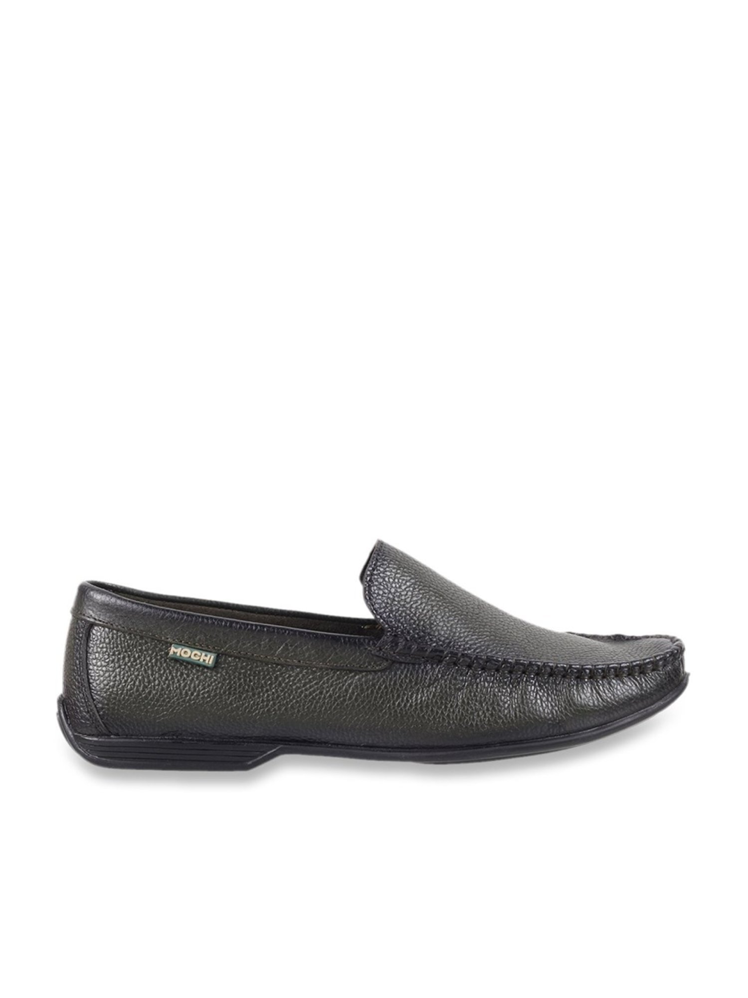 Mochi Men's Olive Casual Loafers
