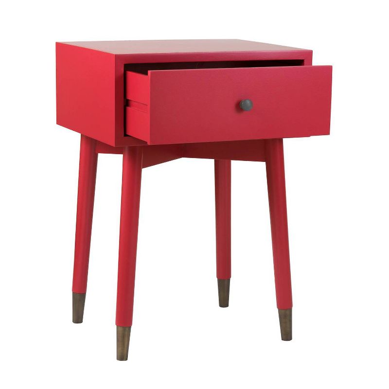 Weeks Acacia Accent Table Red - East At Main