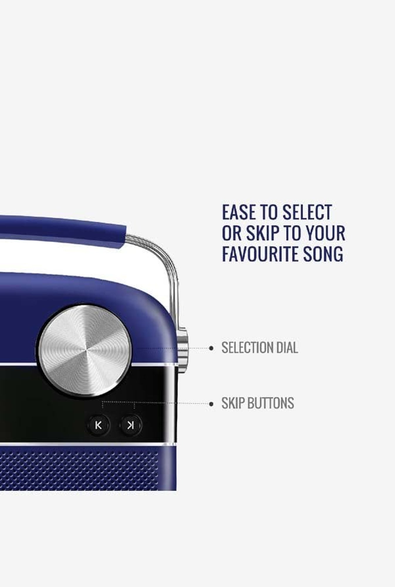 Saregama Carvaan SC230 Premium Portable Digital Music Player (Royal Blue)