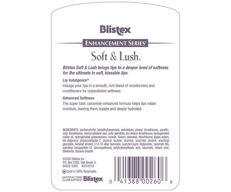 Blistex Soft and Lush Lip Balm - 0.13oz