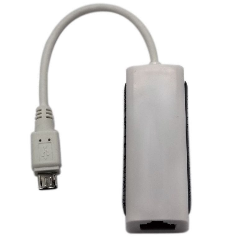 Micro USB 2.0 to Ethernet RJ45 Female Network LAN Adapter Card Dongle 100Mbps