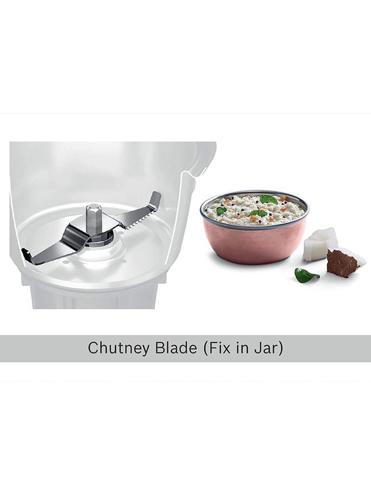 Bosch TrueMixx Bold Mixer Grinder 600 Watt with Overheat Protection & 4 Jars (Black)