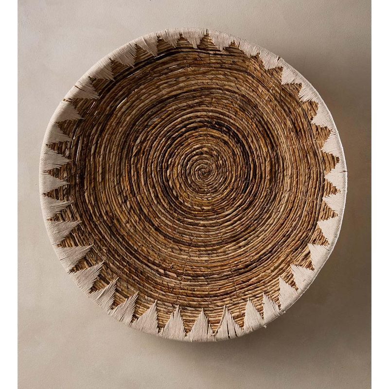Banana Bark Woven Wall Basket