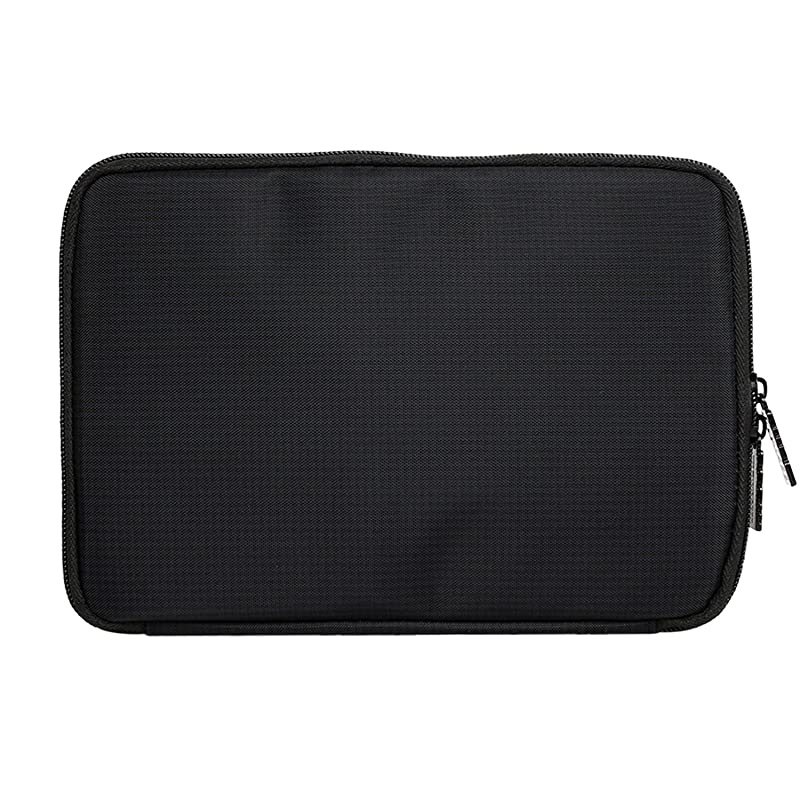 Universal Electronics Accessories Organizer, Travel Gear Carry Bag for Cables, USB Hard Drive, Plug, External Flash Drive and More, Lightweight and Compact (Medium-Black)
