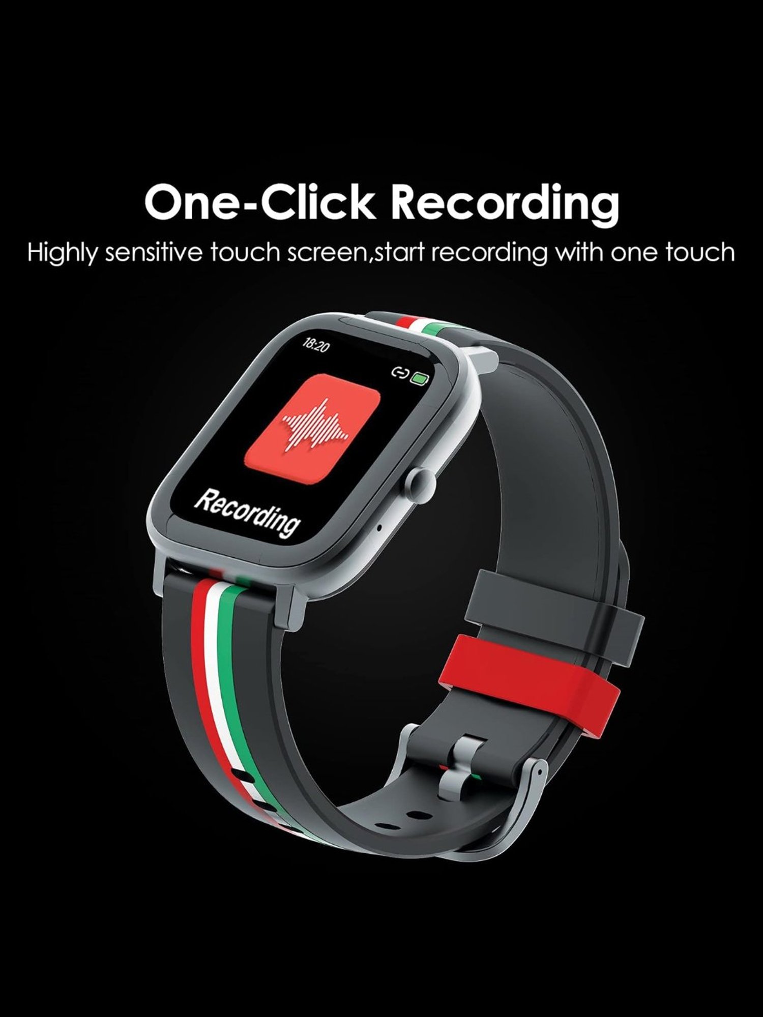 Probus P12 Full Touch Screen Smartwatch (Multicolor)