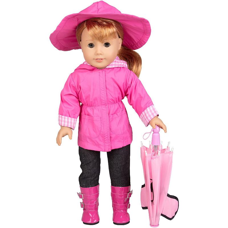 Dress Along Dolly Rainy Day Outfit for American Girl Doll
