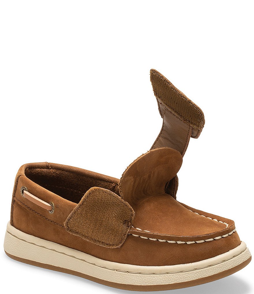 Sperry Boys' Sperry Cup II Leather Jr Boat Shoes (Toddler)