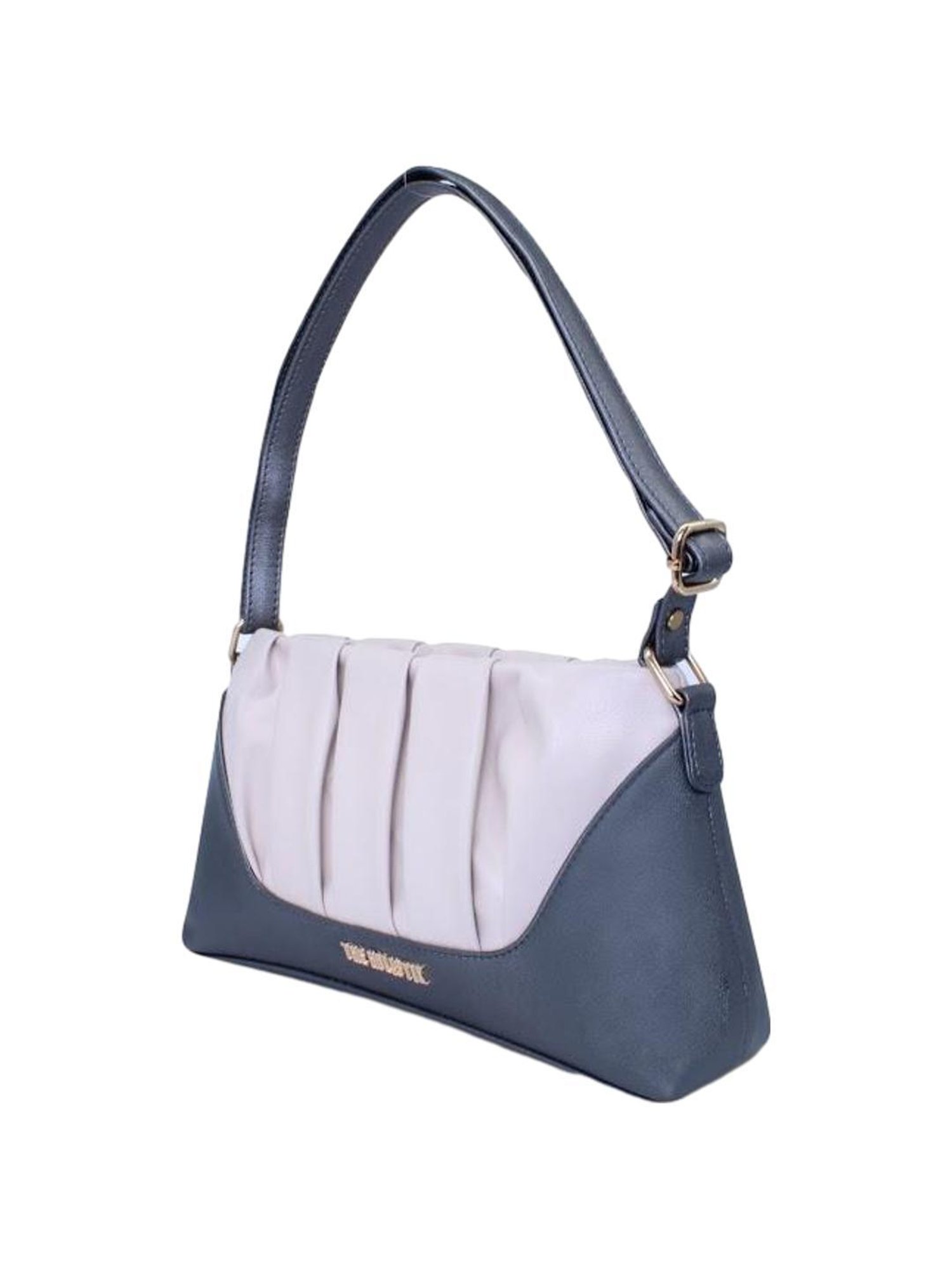 THE HOLISTIK Ishante Grey Textured Medium Sling Handbag
