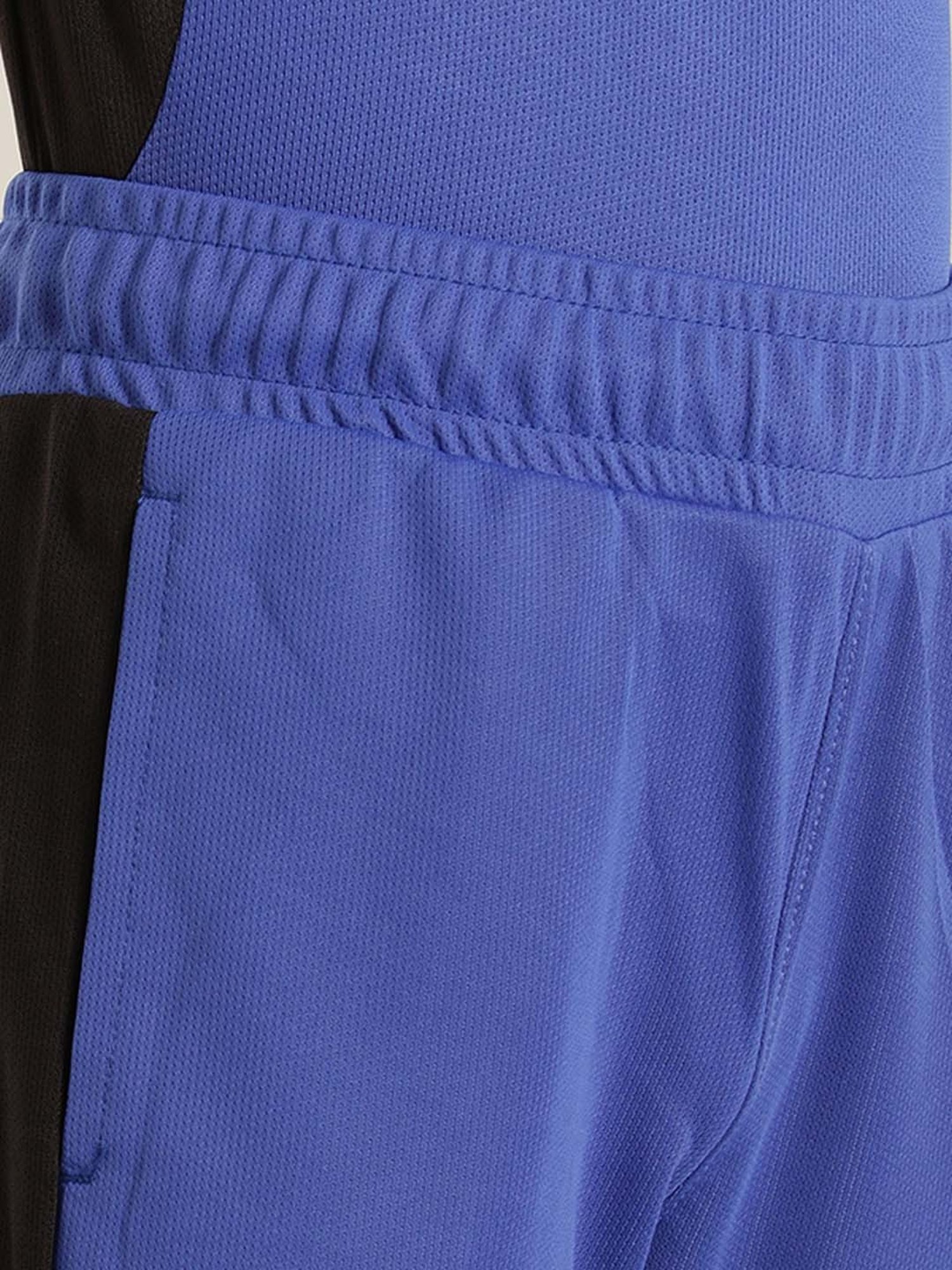 Indian Terrain Kids Blue Regular Fit Trackpants