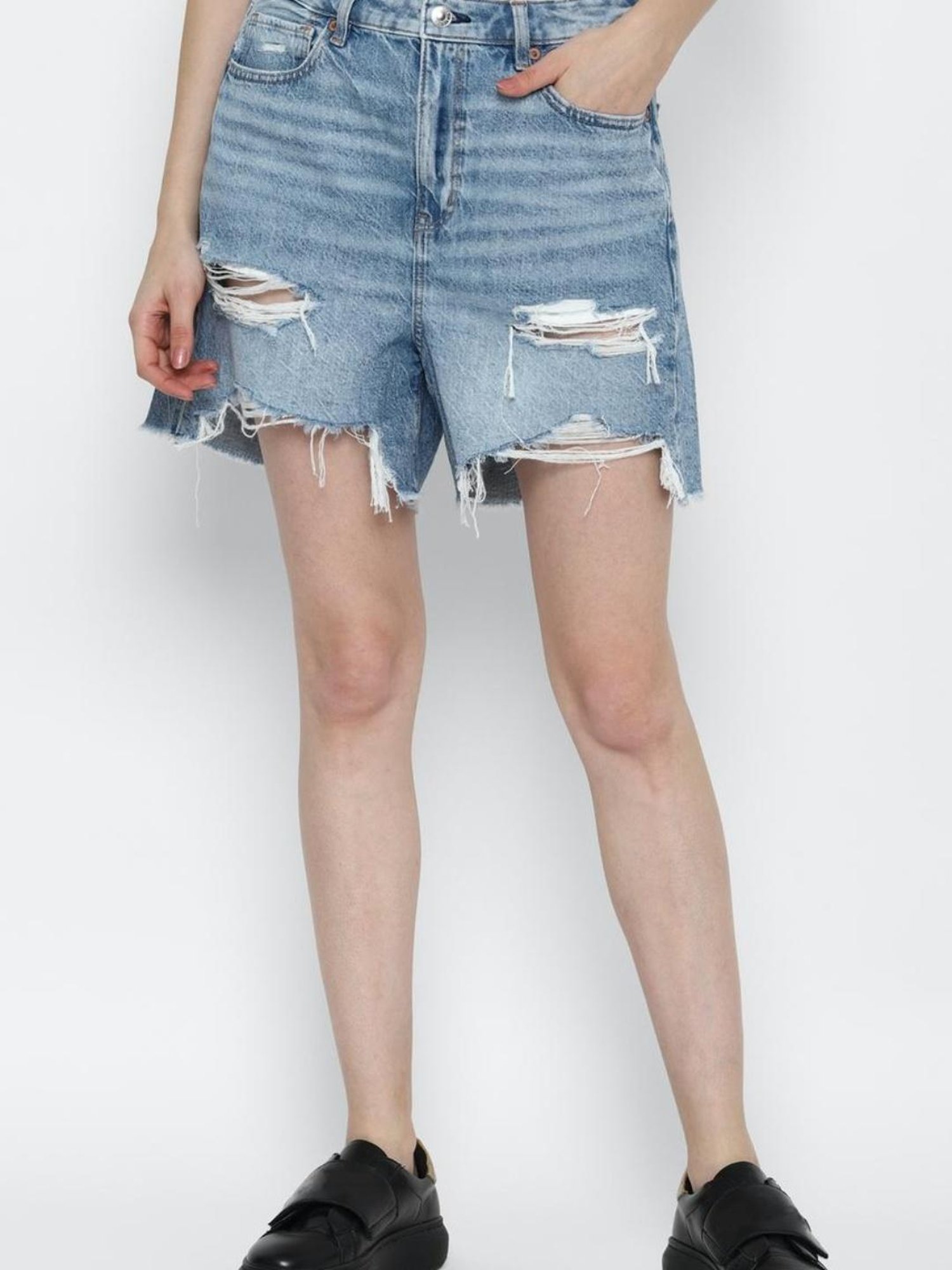 American Eagle Outfitters Blue Regular Fit Shorts