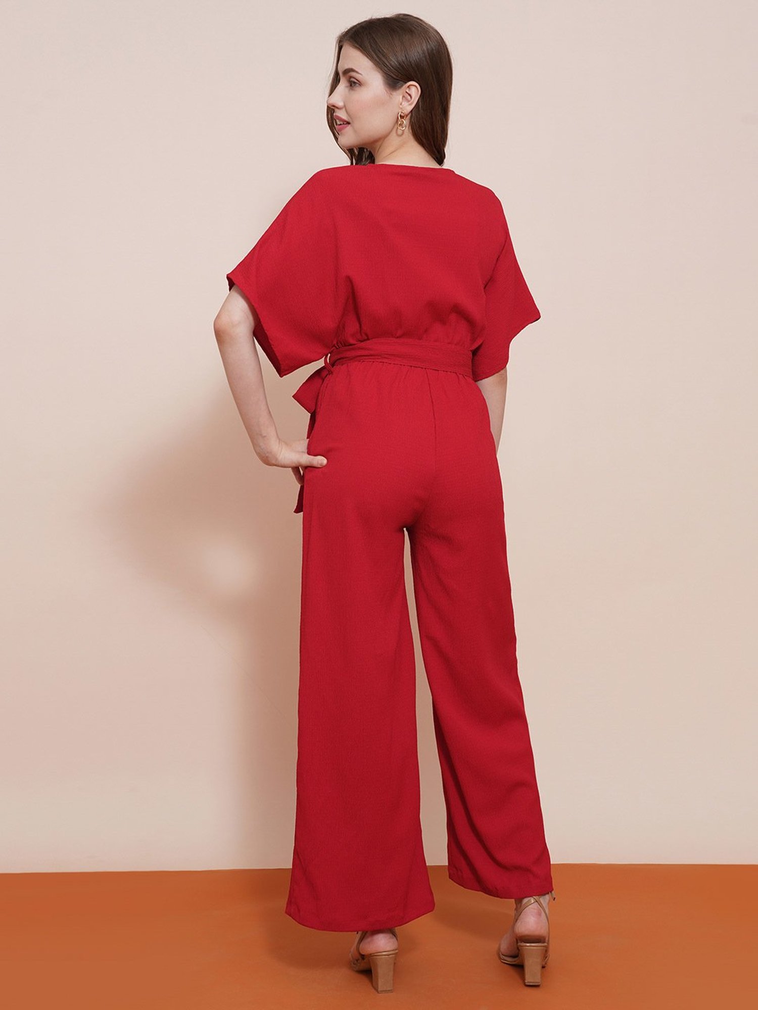 Globus Red Maxi Jumpsuit