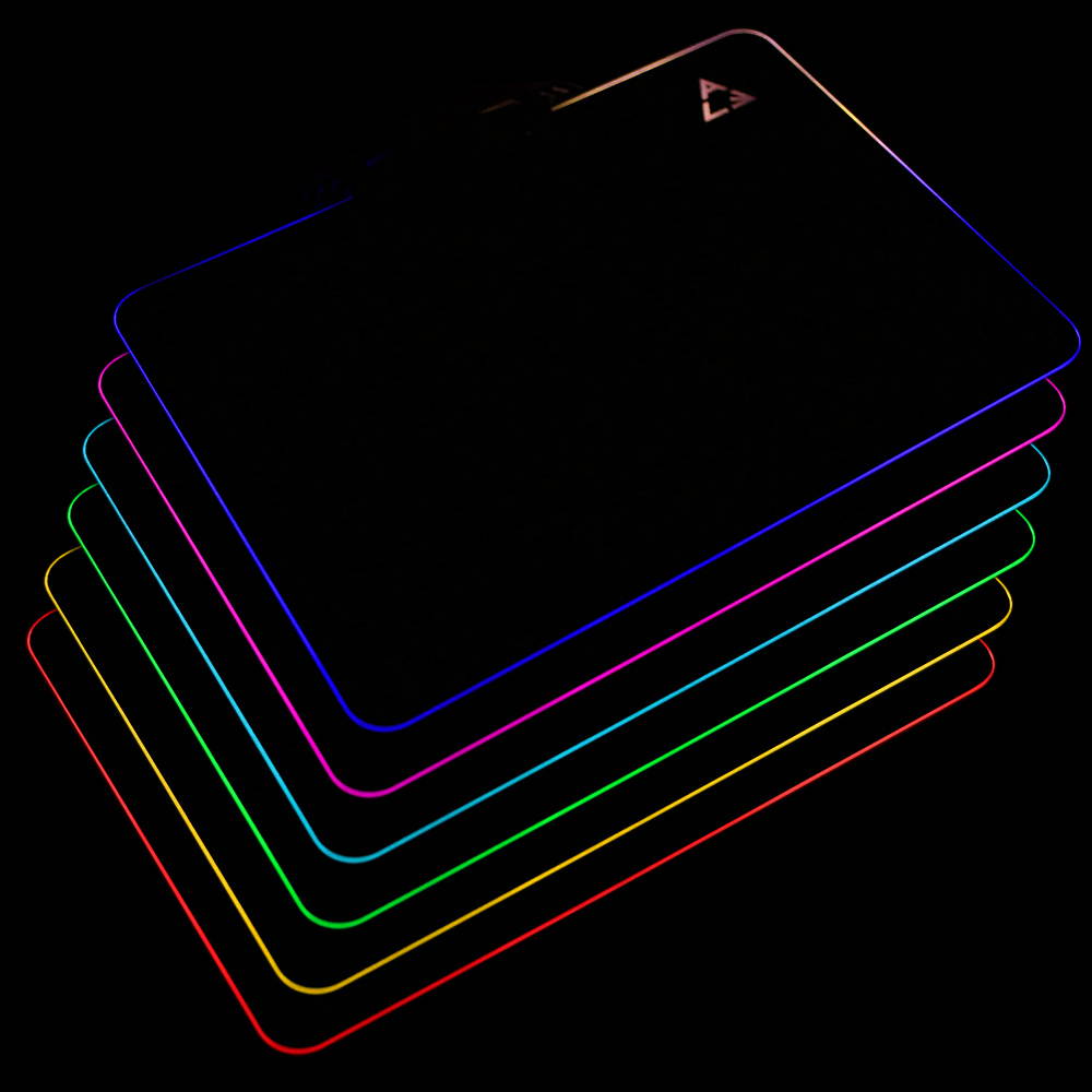 Creative LED Light Hard Gaming Mouse Pad USB Wired mousepad Computer Mice Mat with Anti-slip Rubber 35 * 25cm for gamer LOL dota