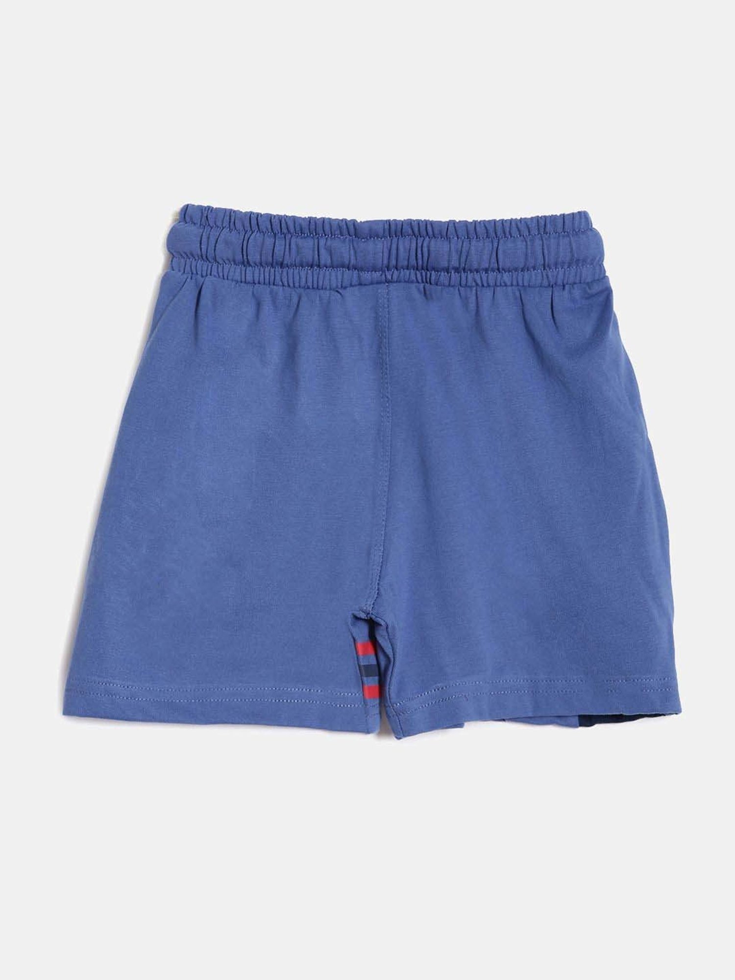 Dixcy Scott Originals Kids Blue & Red Cotton Printed Shorts