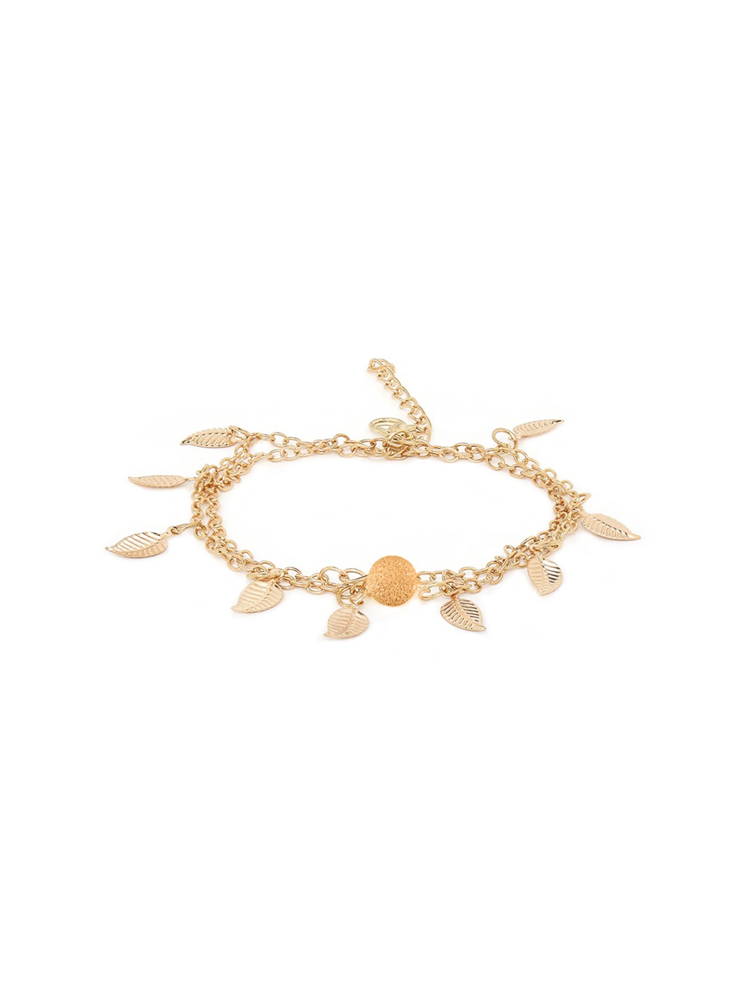 Abdesigns Gold-Plated Handpaint Wedding Doli Barat Bridal Anklets