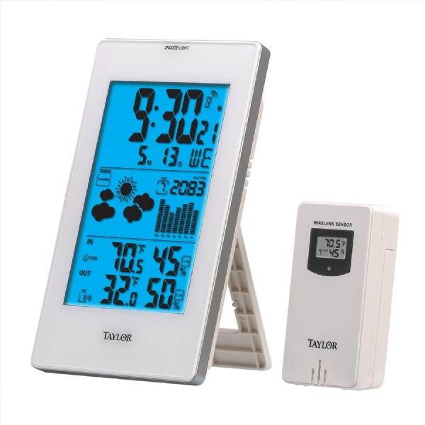 TAYLOR 1735 Digital Weather Forecaster with Barometer & Alarm Clock