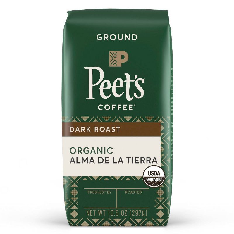 Peet's Coffee Alma De La Tierra Organic Dark Roast Ground Coffee - 10.5oz