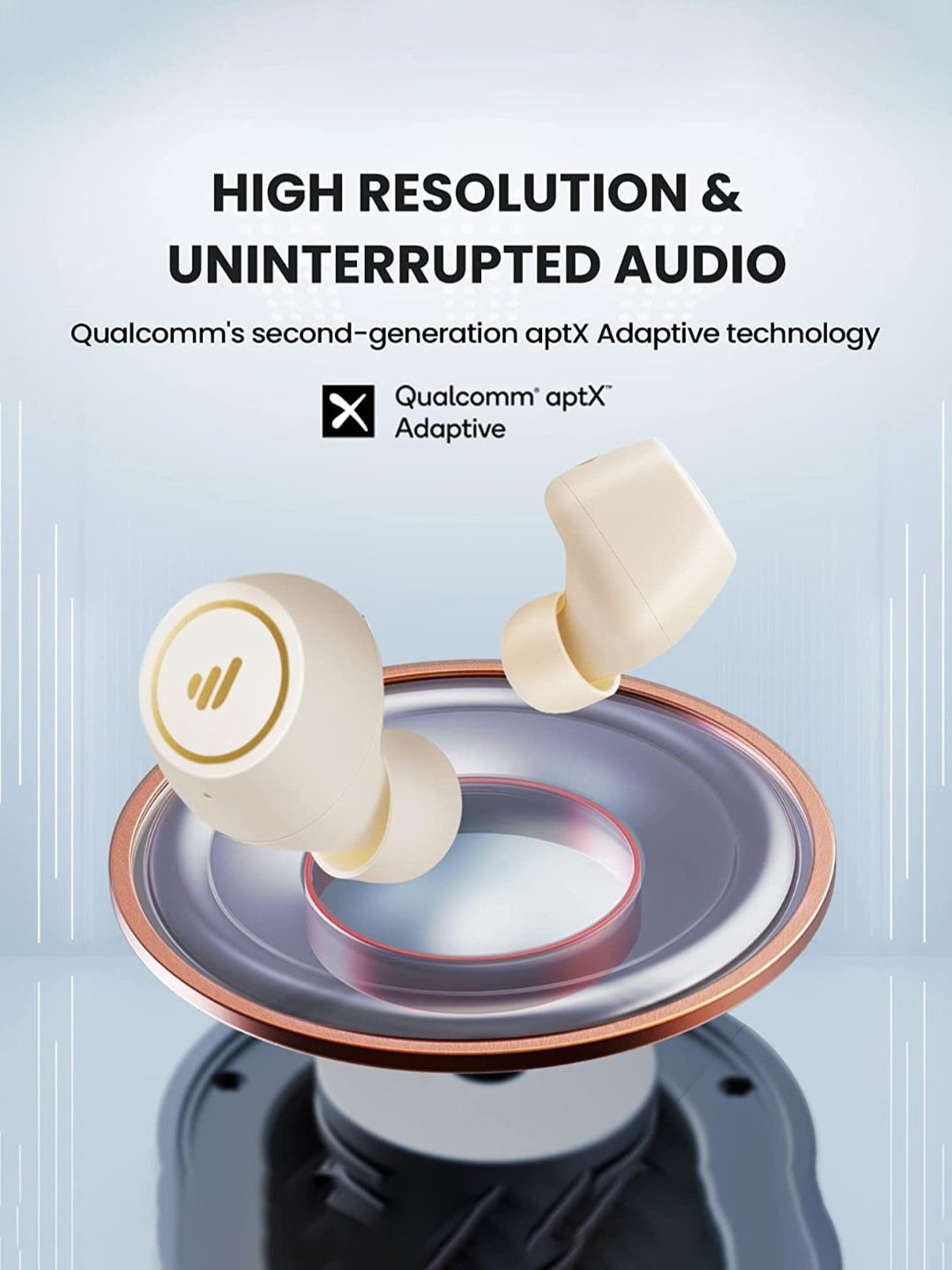 Edifier TWS1 Pro True Wireless Stereo Earbuds (Ivory)