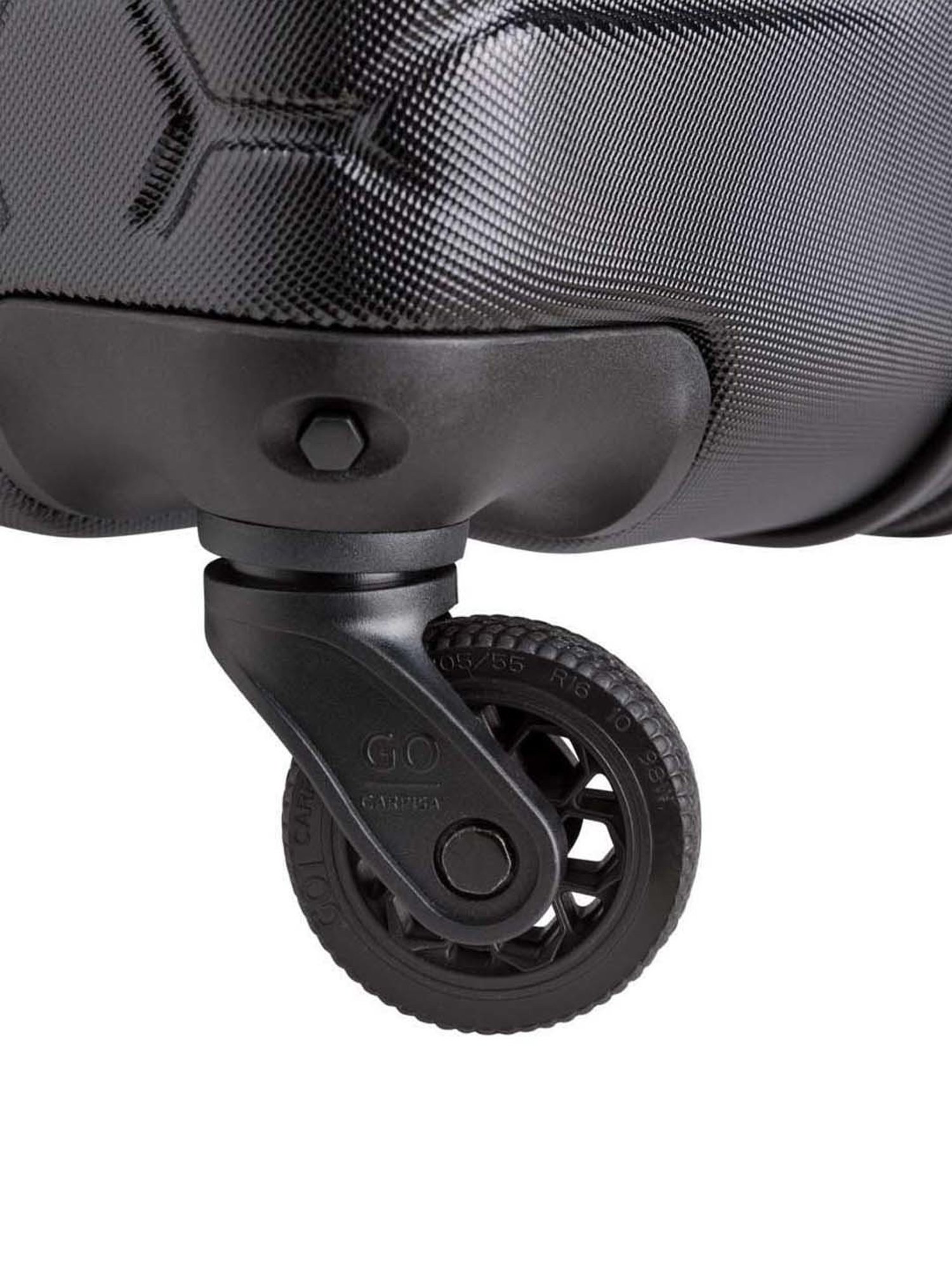 CARPISA 4 Wheel Black Large Hard Cabin Trolley - 47 cm