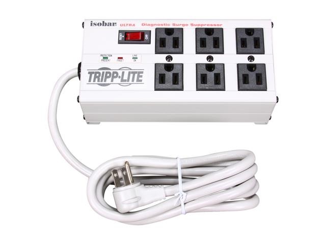 Uninex PS102 RF Remote Control Power Managed 6-Outlet Energy Controlled Surge Protector, Eliminates Standby Idle Electricity Usage, 6-Foot