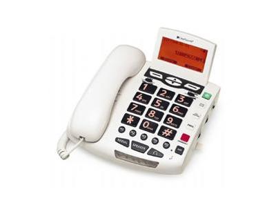 CLEARSOUNDS CSC600W Telephone,Corded,White