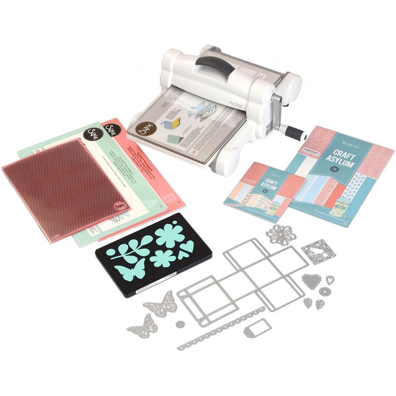 Sizzix Big Shot Plus Starter Kit (US Version)-White W/Gray
