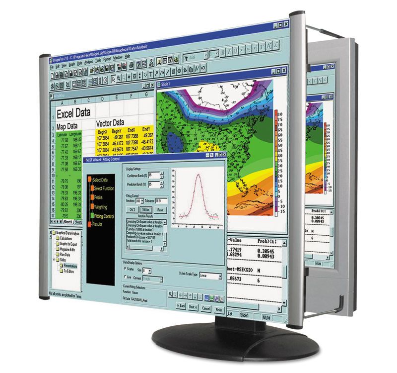 Kantek LCD Monitor Magnifier Filter Fits 22" Widescreen LCD 16:9/16:10 Aspect Ratio MAG22WL