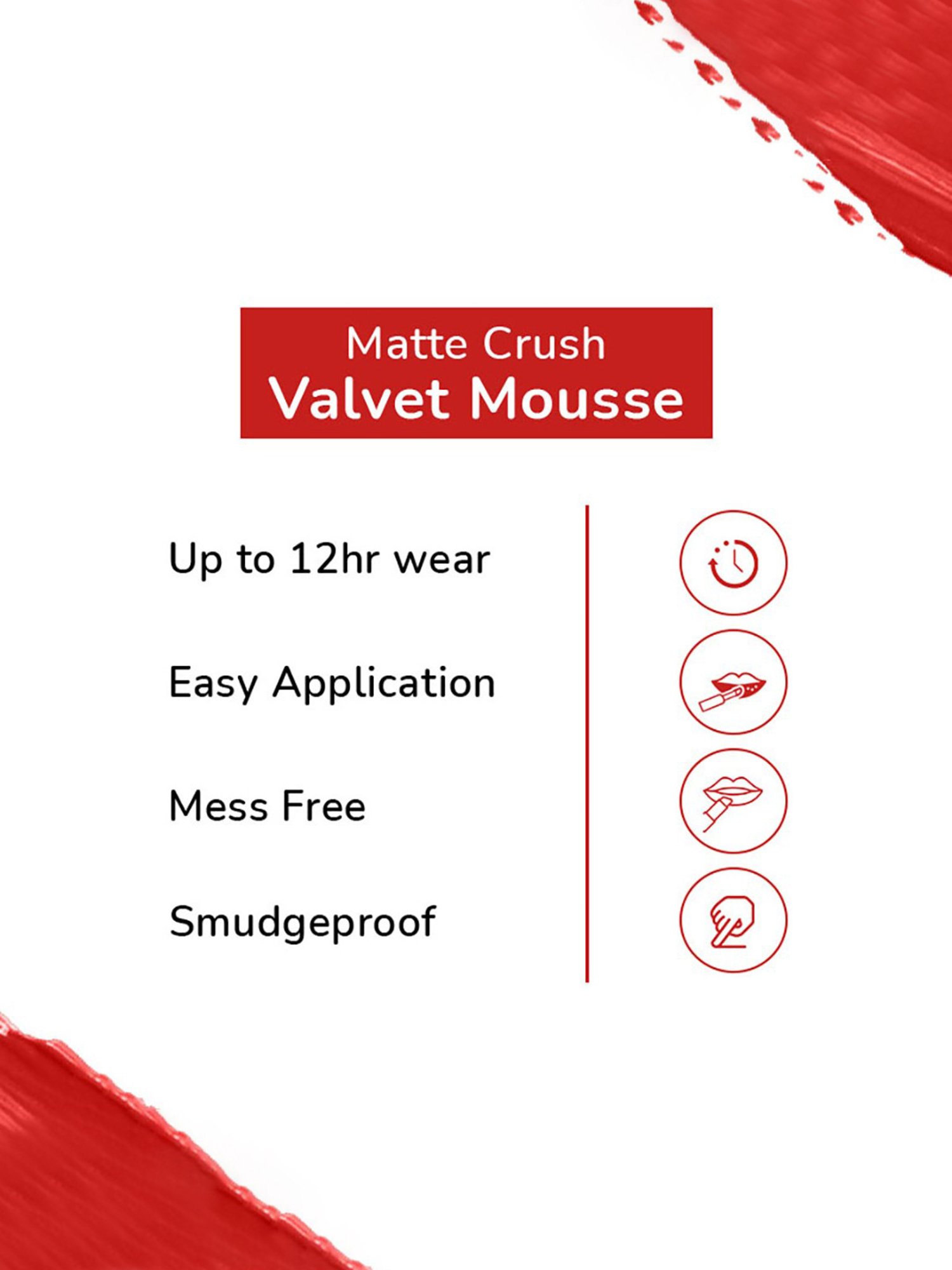 Matt Look Matte Crush Velvet Mousse Liquid Lipstick 07 Cherry Maroon - 10 ml