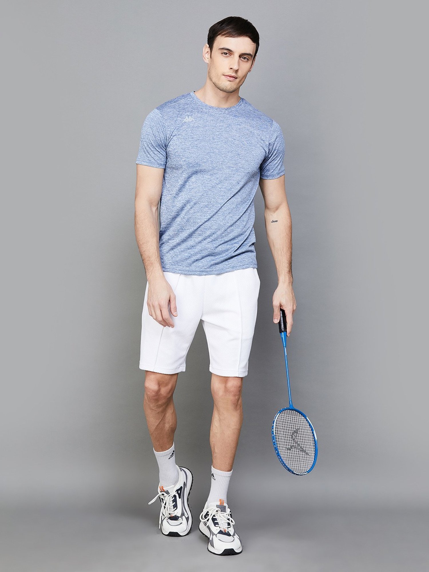 KAPPA Blue Regular Fit Sports T-Shirt