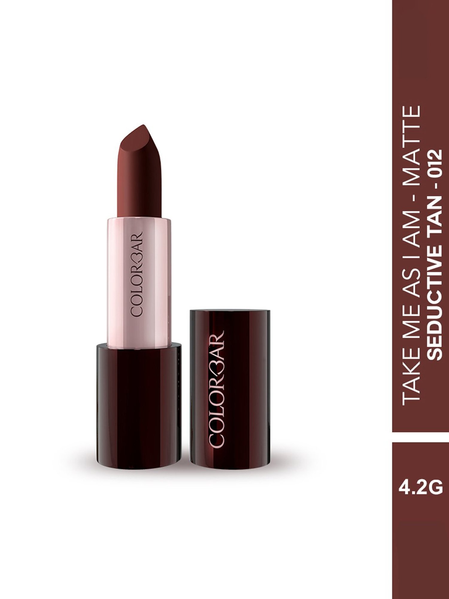 Colorbar Take Me As I Am Matte Lipstick Seductive Tan-012 - 4.2 gm