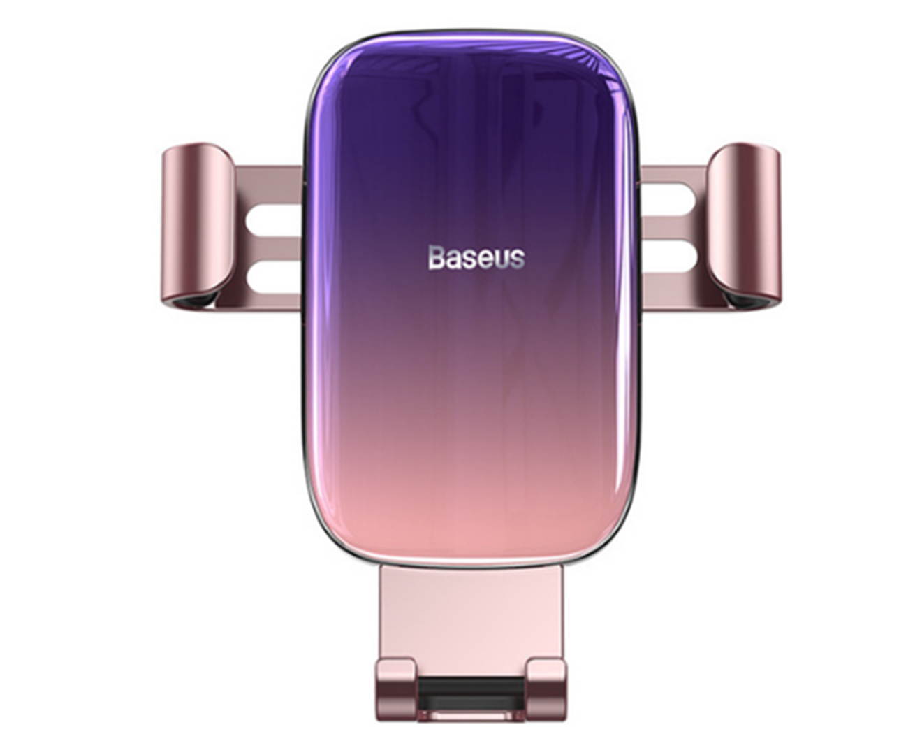 Select Mall Creative Aurora Gravity Car Bracket Car Outlet Mobile Phone Clip Mobile Phone Navigation Bracket-Pink