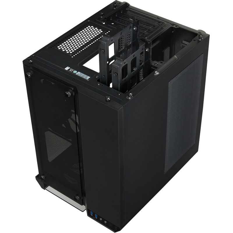 Corsair Crystal 280X Computer Case - Black - Tempered Glass - 5 x Bay - Micro ATX Motherboard Supported - 6 x Fan(s) Supported - 2 x Internal 3.5" Bay