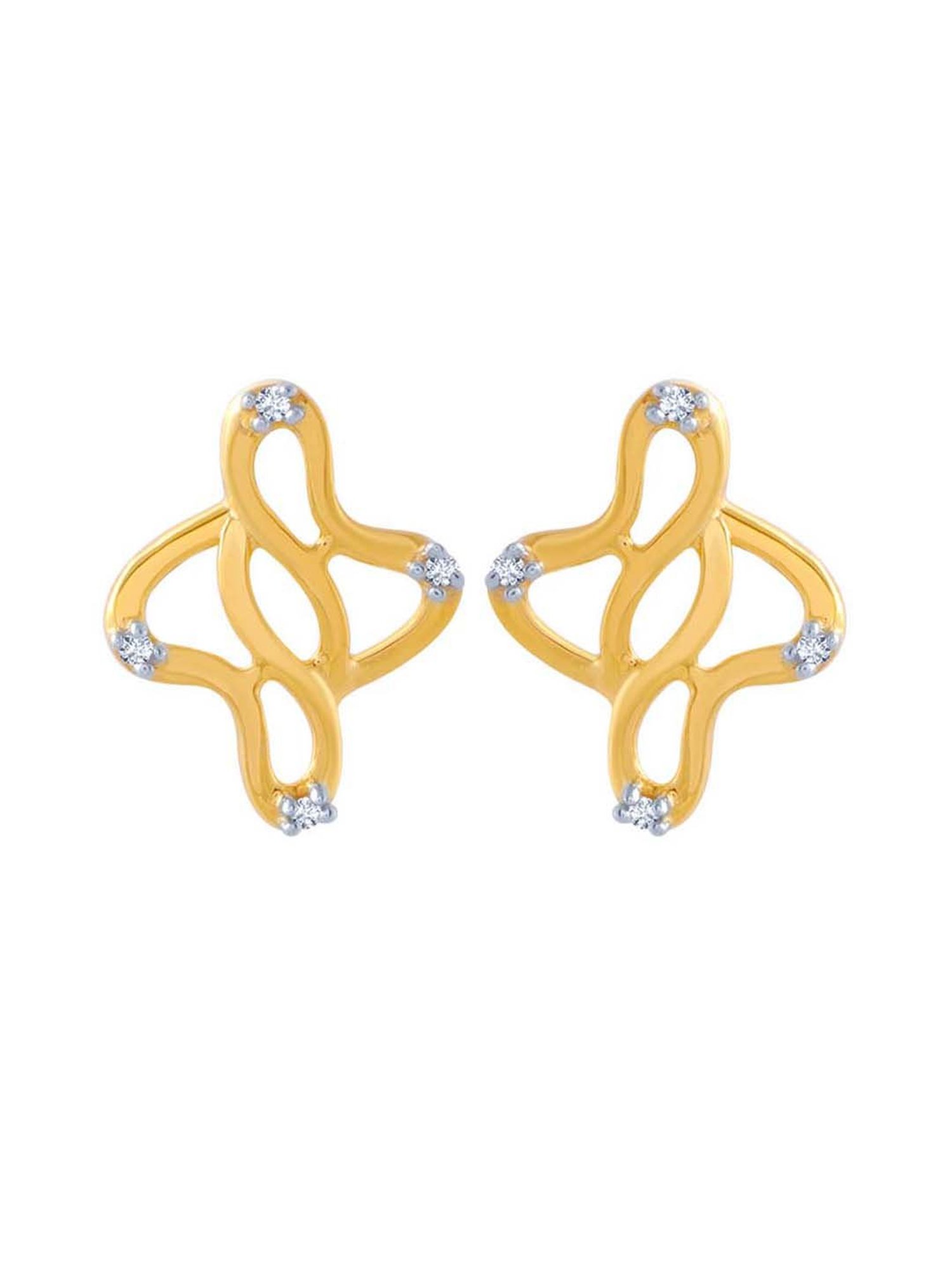 CKC Opulent Multi-Tiered Gold Jhumka Eardrops