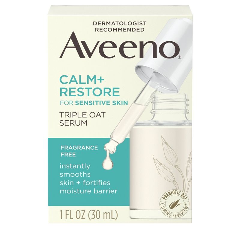 Aveeno Calm and Restore Triple Oat Serum - 1 fl oz