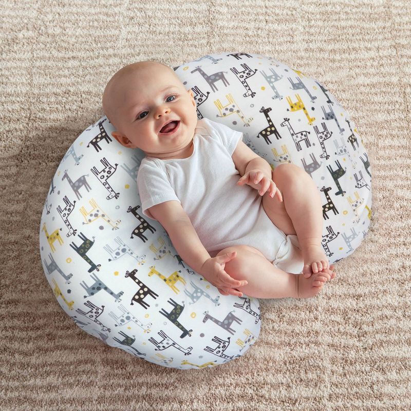 Boppy Original Feeding and Infant Support Pillow - Floral Stripes