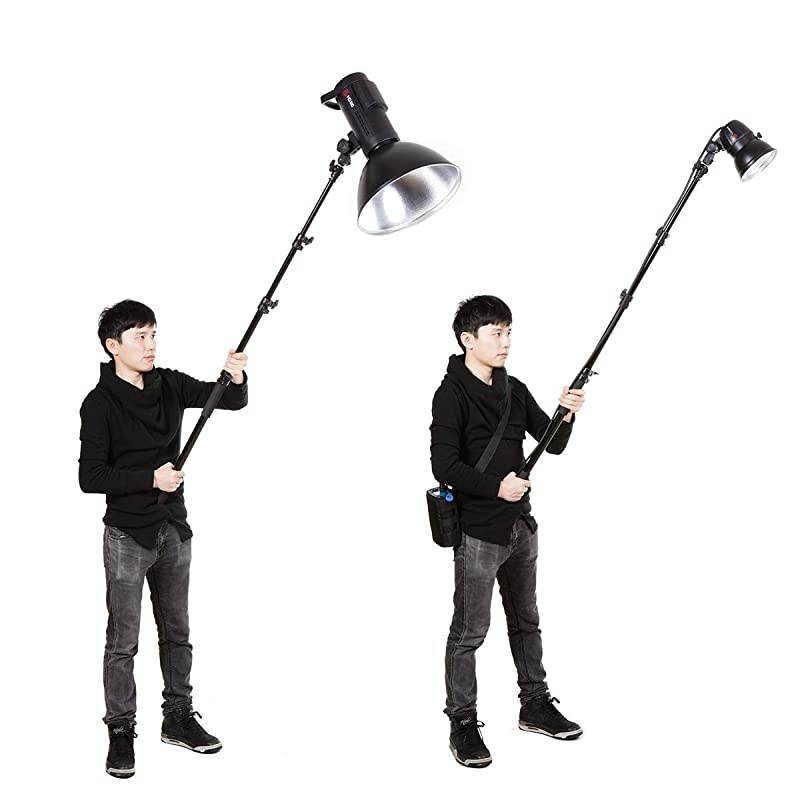 JB-2600FP 8'6" / 260cm Professional Quality Aluminum Adjustable, Air Cushioned Photography Light Stand for Video, Portrait and Photography Lighting