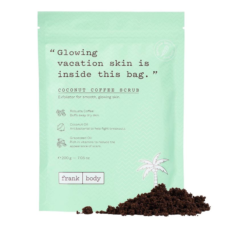frank body Coconut Coffee Scrub - 7.05oz